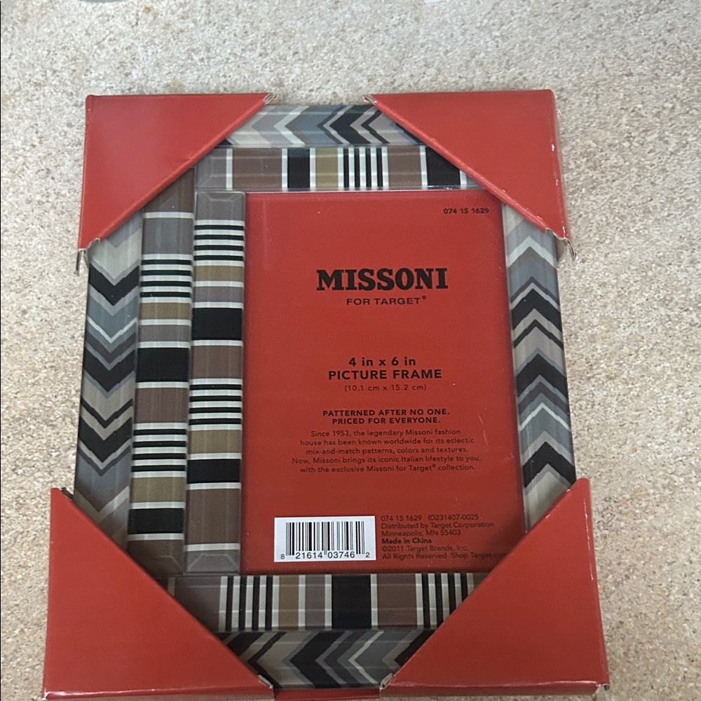 Missoni for Target Chevron Frame - Black, Brown, Gray